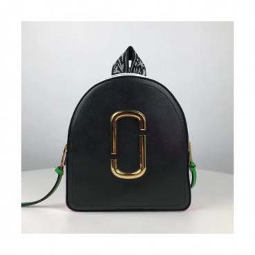 Mark Jacobs 2019 Leather Women Back Pack,23cm - 마크제이콥스 2019 레더 여성용 백팩,MJB0077 ,23cm,블랙