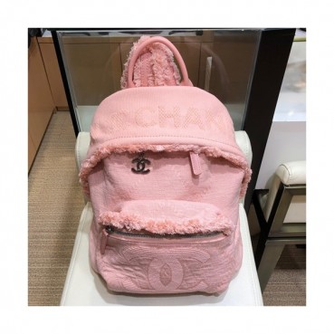 Chanel 2019 Wool Blend Women Back Pack ,39CM - 샤넬 2019 울 혼방 여성용 백팩,CHAB0895,39CM,핑크