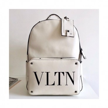 Valentino 2019 Leather Back Pack ,26CM - 발렌티노 2019 레더 남여공용 백팩,VTB0730,26CM,화이트