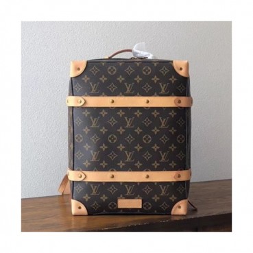 Louis Vuitton 2019 Monogram Trunk Back Pack,36cm - 루이비통 2019 모노그램 트렁크 백팩, M44725,LOUB1475,36cm,브라운