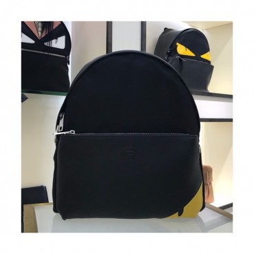 Fendi 2019 Nylon & Leather Back Pack ,38CM - 펜디 2019 나일론& 레더 남여공용 백팩   FENB0427,38CM,블랙