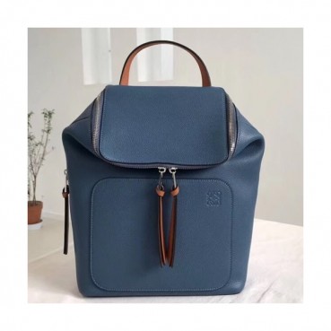 Loewe 2019 Goya Small Back Pack, 24.5CM - 로에베 2019 남여공용 고야 스몰 백팩 ,LOEB0078, 24.5CM, 블루