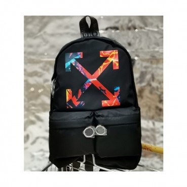 Off White 2019 Nylon Back Pack,43cm - 오프화이트 2019 나일론 남여공용 백팩 OFFB0071,43cm,블랙