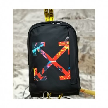 Off White 2019 Nylon Back Pack,43cm - 오프화이트 2019 나일론 남여공용 백팩 OFFB0068,43cm,블랙