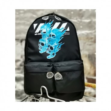 Off White 2019 Nylon Back Pack,43cm - 오프화이트 2019 나일론 남여공용 백팩 OFFB0062,43cm,블랙