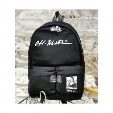 Off White 2019 Nylon Back Pack,43cm - 오프화이트 2019 나일론 남여공용 백팩 OFFB0061,43cm,블랙