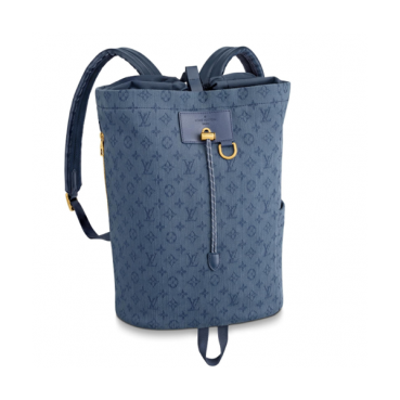 Louis Viutton 2019 Denim Chalk Back Pack ,42cm - 루이비통 2019 데님 남성용 초크 백팩 M44616,LOUB1445,42cm,블루