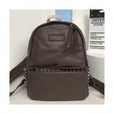 Givenchy 2019  Leather Mens Back Pack,32cm - 지방시 2019 레더 남성용 백팩 GVB0085,32cm,다크그레이