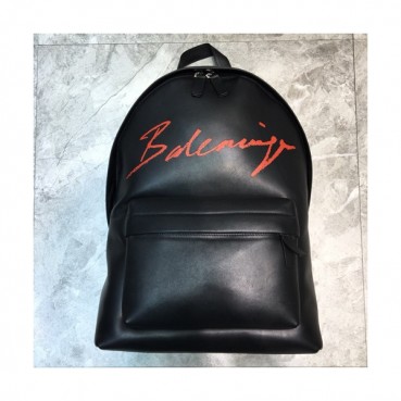 [매장판]Balenciaga 2019 Leather Back Pack - 발렌시아가 2019 남여공용 레더 백팩,BGB0318,블랙
