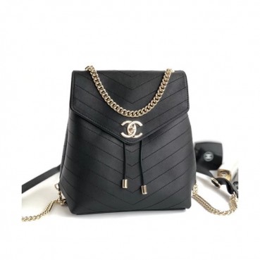 Chanel 2019 Women Back Pack ,25CM - 샤넬 2019 여성용 백팩,CHAB0708,25CM,블랙