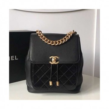 Chanel 2019 Women Back Pack ,21CM - 샤넬 2019 여성용 백팩,CHAB0689,21CM,블랙