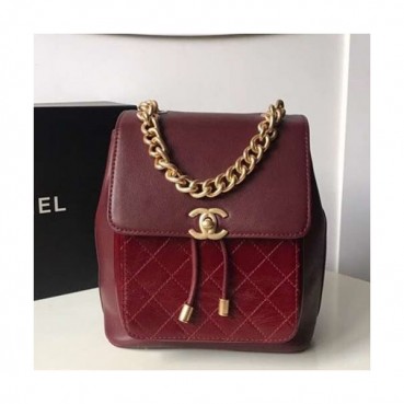 Chanel 2019 Women Back Pack ,21CM - 샤넬 2019 여성용 백팩,CHAB0688,21CM,와인