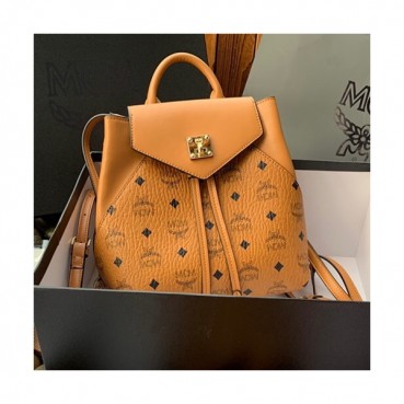 MCM 2019 Essential Visetos Back Pack,24cm - 엠씨엠 2019 에센셜 비세토스 백팩 MCMB0290, 24cm,브라운