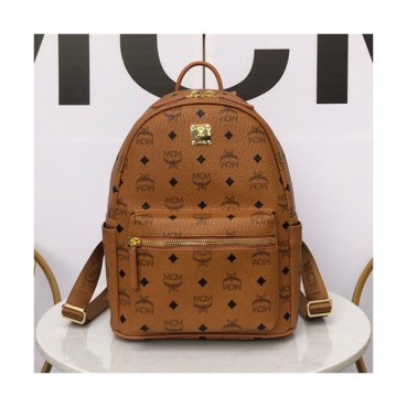 MCM Visetos Stark Back Pack,21/26/34cm - 엠씨엠 비세토스 스타크 남여공용 백팩 MCMB0288, 21/26/34cm,브라운