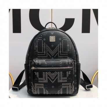 MCM 2019 Visetos Back Pack,26/34cm - 엠씨엠 2019 비세토스 남여공용 백팩 MCMB0204, 26/34cm,블랙