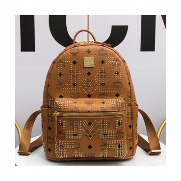 MCM 2019 Visetos Back Pack,26/34cm - 엠씨엠 2019 비세토스 남여공용 백팩 MCMB0203, 26/34cm,브라운