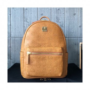 MCM 2019 Leather Back Pack,26cm - 엠씨엠 2019 레더 남여공용 백팩 MCMB0197, 26cm,연카멜