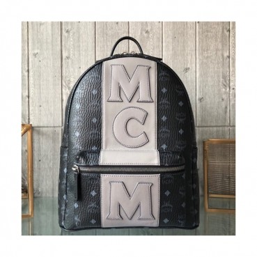 MCM 2019 Stark Visetos Back Pack,26/34cm - 엠씨엠 2019 스타크 비세토스 남여공용 백팩 MCMB0188, 26/34cm,블랙