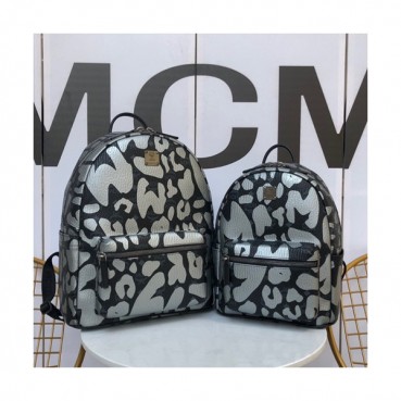 MCM 2019 Stark Visetos Back Pack,26/34cm - 엠씨엠 2019 스타크 비세토스 남여공용 백팩 MCMB0186, 26/34cm,실버