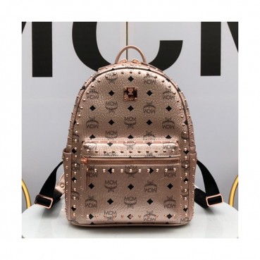 MCM 2019 Visetos Back Pack,17/21/26cm - 엠씨엠 2019 비세토스 남여공용 백팩 MCMB0185, 17/21/26cm,로즈골드