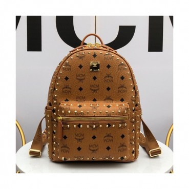 MCM 2019 Visetos Back Pack,17/21/26cm - 엠씨엠 2019 비세토스 남여공용 백팩 MCMB0182, 17/21/26cm,브라운