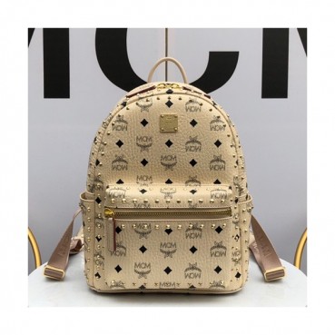 MCM 2019 Visetos Back Pack,17/21/26cm - 엠씨엠 2019 비세토스 남여공용 백팩 MCMB0181, 17/21/26cm,베이지