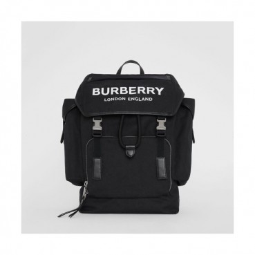 Burberry 2019 Cotton Back Pack , 40cm - 버버리 2019 코튼혼방 남성용 백팩 ,BURB0280,40cm,블랙