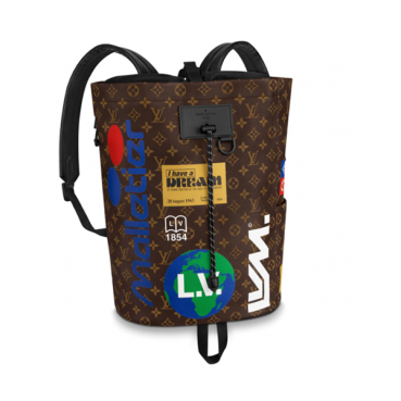 Louis Viutton 2019 Chalk Back Pack ,42cm - 루이비통 2019 남성용 초크 백팩 M44616,LOUB1288,42cm,브라운