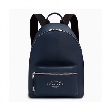 Dior Homme 2019 Leather Back Pack ,42CM - 디올 옴므 2019 레더 남여공용 백팩,DIOB0177,42CM,네이비