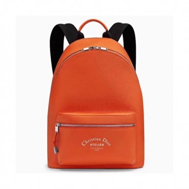 Dior Homme 2019 Leather Back Pack ,42CM - 디올 옴므 2019 레더 남여공용 백팩,DIOB0128,42CM,오렌지