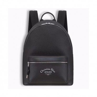 Dior Homme 2019 Leather Back Pack ,42CM - 디올 옴므 2019 레더 남여공용 백팩,DIOB0125,42CM,블랙