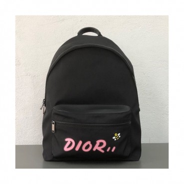 Dior x Kaws 2019 Canvas Back Pack ,42CM - 디올x카우스 2019 캔버스 남여공용 백팩,DIOB0116,42CM,블랙