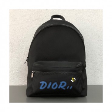 Dior x Kaws 2019 Canvas Back Pack ,42CM - 디올x카우스 2019 캔버스 남여공용 백팩,DIOB0114,42CM,블랙