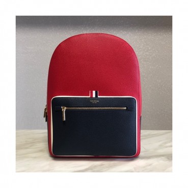Thom Brown 2019 Leather Back Pack ,40CM - 톰브라운 2019 레더 남성용 백팩 THOB0009,40CM,레드