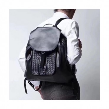 Bottega Veneta 2019 Leather Back Pack - 보테가 베네타 2019 레더 남성용 백팩 BVB0182,블랙