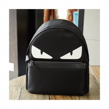Fendi 2019 Nylon Bag Bugs Back Pack ,29CM - 펜디 2019 나일론 남여공용 백버그 백팩  FENB0305,29CM,블랙
