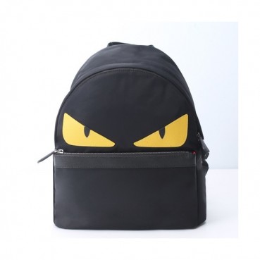 Fendi 2019 Nylon Bag Bugs Back Pack ,29/39CM - 펜디 2019 나일론 남여공용 백버그 백팩  FENB0304,29/39CM,블랙