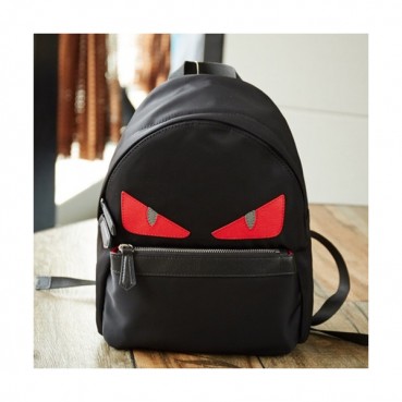 Fendi 2019 Nylon Bag Bugs Back Pack ,29/39CM - 펜디 2019 나일론 남여공용 백버그 백팩  FENB0303,29/39CM,블랙