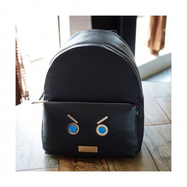 Fendi 2019 Nylon&Leather Back Pack ,38CM - 펜디 2019 나일론&레더 남성용 백팩  FENB0278,38CM,블랙