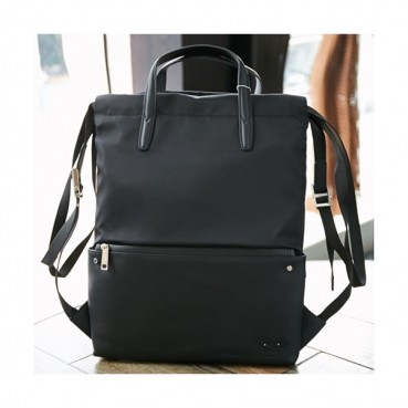 Fendi 2019 Nylon&Leather Bag Bugs Back Pack ,42CM - 펜디 2019 나일론&레더 남성용 백버그 백팩  FENB0218,42CM,블랙