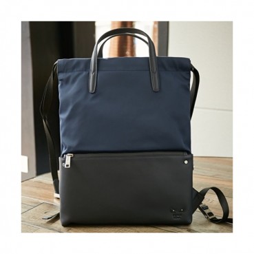 Fendi 2019 Nylon&Leather Bag Bugs Back Pack ,42CM - 펜디 2019 나일론&레더 남성용 백버그 백팩  FENB0217,42CM,네이비