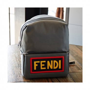 Fendi 2019 Nylon Back Pack ,41CM - 펜디 2019 나일론 남성용 백팩  FENB0211,41CM,그레이
