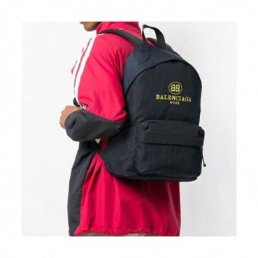 Balenciaga 2019 Nylon Back Pack,36CM - 발렌시아가 2019 남여공용 나일론 백팩,BGB0122,36CM,블랙