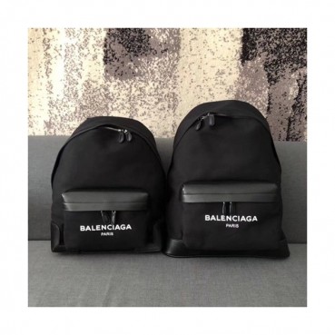 [데일리백팩!!]Balenciaga 2019 Le Dix Money Canvas & Leather Back Pack,30/35CM - 발렌시아가 2019 르딕스 머니 남여공용 캔버스&레더 백팩,BGB0020,30/35CM,블랙