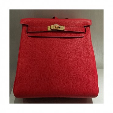 Hermes Kelly Ado Back Pack ,22cm - 에르메스 켈리 아도 여성용 백팩 HERB0675,22cm,레드