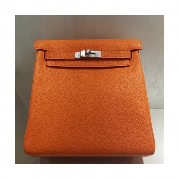 Hermes Kelly Ado Back Pack ,22cm - 에르메스 켈리 아도 여성용 백팩 HERB0674,22cm,오렌지