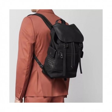 Bottega Veneta Leather Black Back Pack,48cm - 보테가 베네타 레더 블랙 남성용 백팩 BVB0150,48cm