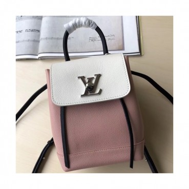 Louis Viutton  Lock me Backpack MINI ,16 / 22cm - 루이비통 락미 백팩 미니,M54573 / M41815,LOUB1055 ,16 / 22cm,핑크+화이트