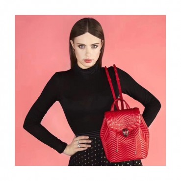 Bvlgari Serpenti Forever Back Pack,24CM - 불가리 세르펜티 포에버 백팩,BVLB0091,24cm,레드