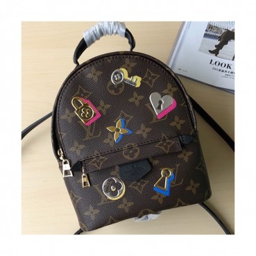 Louis Viutton MonogramPalm Springs Women Back Pack,19cm - 루이비통 모노그램 팜스프링 여성용 백팩,M41562,LOUB1004 ,19cm,브라운